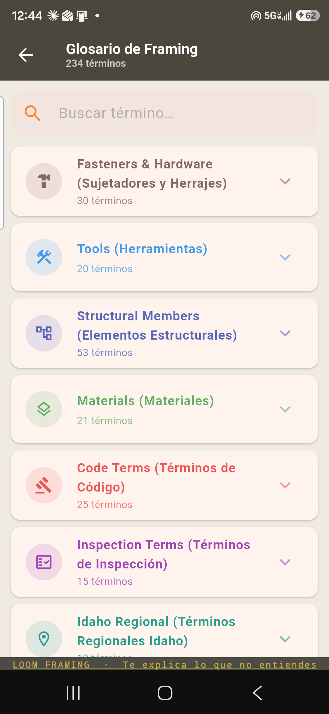 Glosario de la obra: 234 términos con El Jéder, El Plus y El Mai